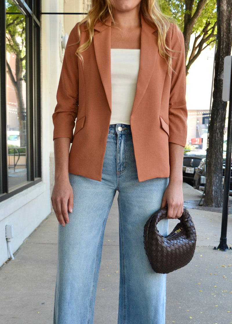 BOSS BABE BLAZER- HAZELNUT