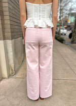 MUSE DENIM PANT- STRAWBERRY SHAKE