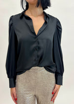 JULIETTE BUTTONDOWN BLOUSE- BLACK