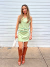 BELTED VEST- MINT GREEN