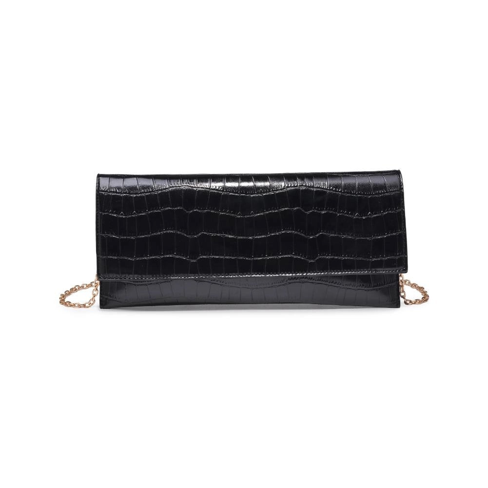 ADELLE CLUTCH- BLACK