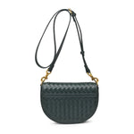 ALISE WOVEN CROSSBODY- FOREST