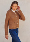 TOASTED KNIT CARDIGAN- COCO