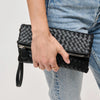 ARIA WOVEN WRISTLET- BLACK