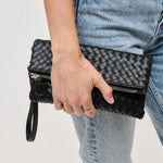 ARIA WOVEN WRISTLET- BLACK