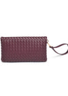 ARIA WOVEN WRISTLET- MERLOT