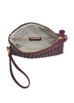 ARIA WOVEN WRISTLET- MERLOT