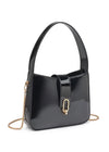 PAIGE PATENT PURSE- BLACK