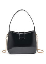 PAIGE PATENT PURSE- BLACK