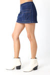 TRACY DENIM MINI SKIRT- DENIM