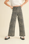 LEOPARD PRINT DENIM PANT- LEOPARD