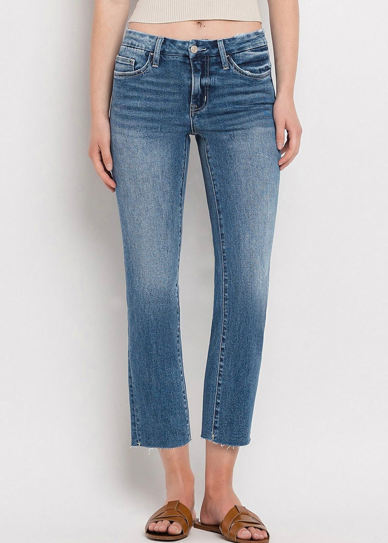 CARLENE MID RISE DENIM- MIDNIGHT