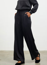 UTILITY WIDE LEG PANT- BLACK